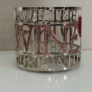 Bath & Body Works “Love the Wine You’re With” 3-Wick Candle Holder